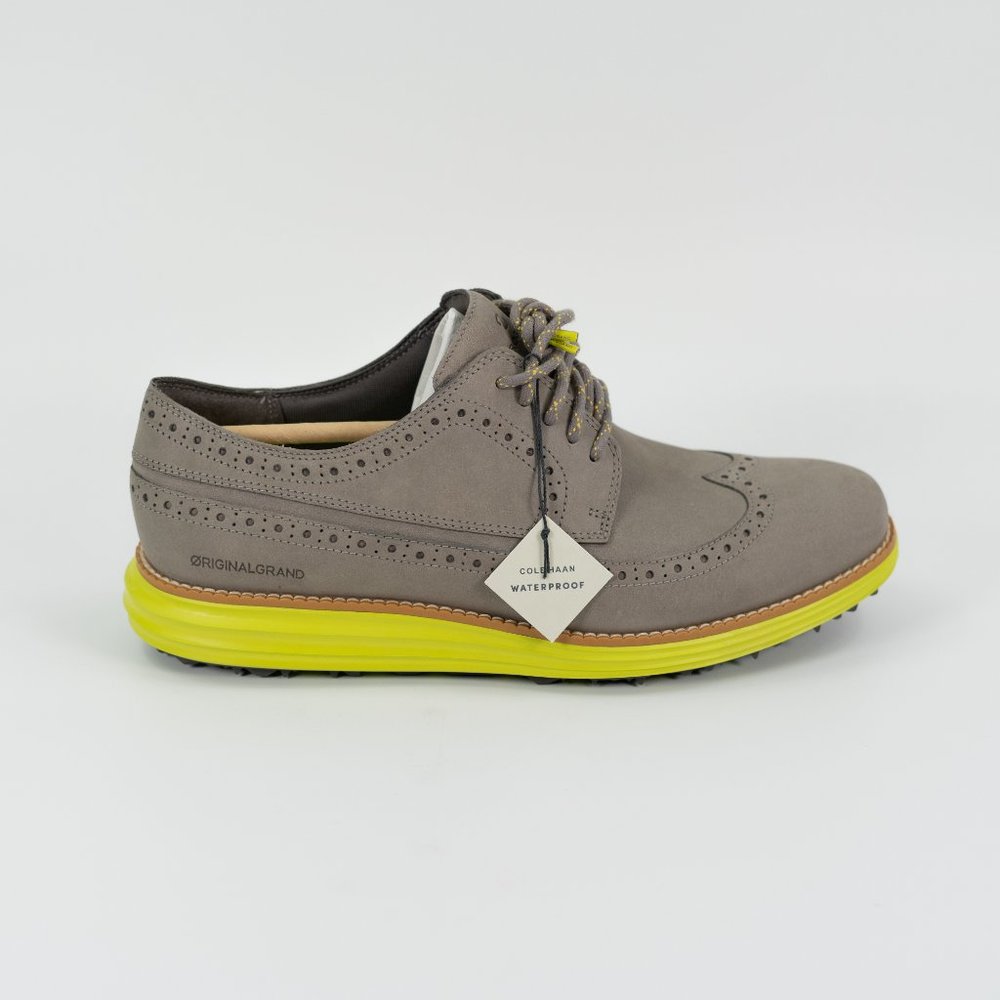 Cole Haan Zerogrand OG Wingtip Oxford Golf C34005 Waterproof WP Cleats 8 - 13 - Picture 2 of 9